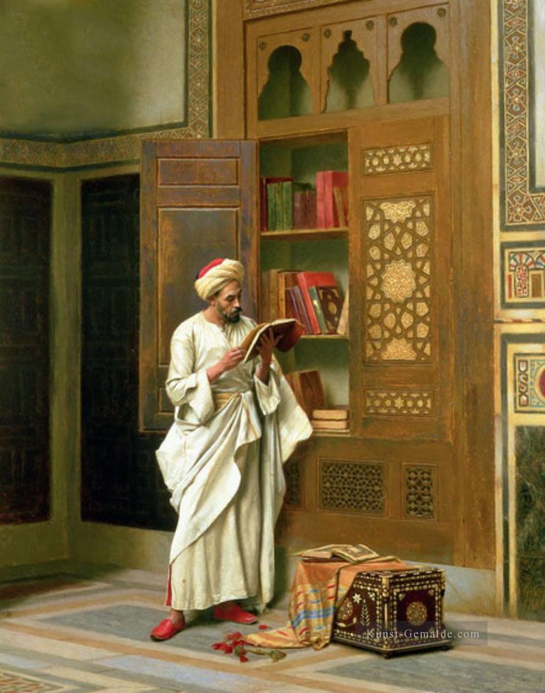 Gelehrter Ludwig Deutsch Orientalismus Araber Ölgemälde